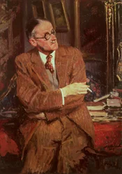 Portrait de James Joyce (1882-1941), 1935